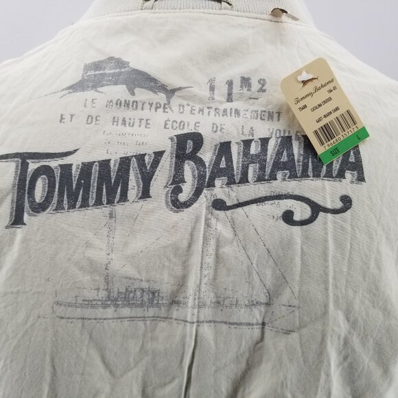 Tommy Bahama Mens  Sand Catalina Cruiser T5488 Full Zip Cotton Nylon Jacket Sz L - Picture 10 of 13